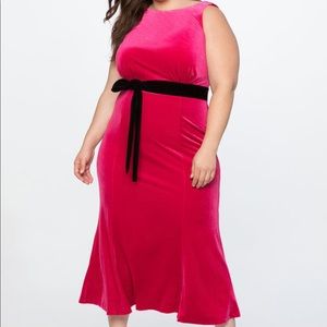 ELOQUII Velvet Trumpet Dress - Never Worn $Firm